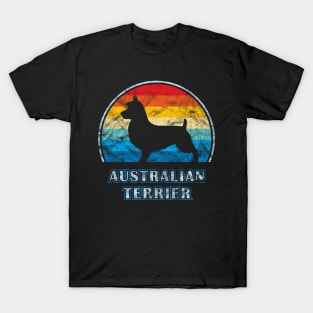 Australian Terrier Vintage Design Dog T-Shirt